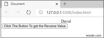 버튼 클릭시 JavaScript 배열 항목을 한 번에 하나씩 역순으로 표시하는 방법은 무엇입니까? 