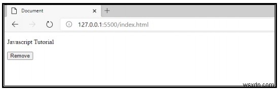 JavaScript에서 element.classList를 지우시겠습니까? 