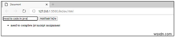 JavaScript로 할 일 목록 만들기 