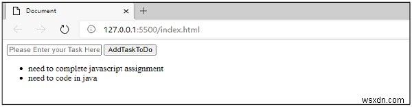 JavaScript로 할 일 목록 만들기 