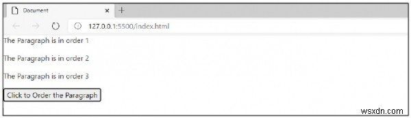 JavaScript의 순서에 따라 태그의 내부 HTML을 어떻게 변경합니까? 