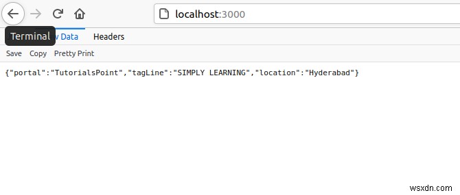 Node.js의 send(), sendStatus() 및 json() 메서드 