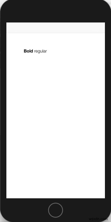 iOS/iPhone의 단일 UILabel에서 굵게 및 굵지 않은 텍스트를 사용하는 방법은 무엇입니까? 