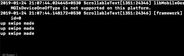 Swift를 사용하여 ScrollView에서 수직으로 스와이프를 감지하는 방법은 무엇입니까? 