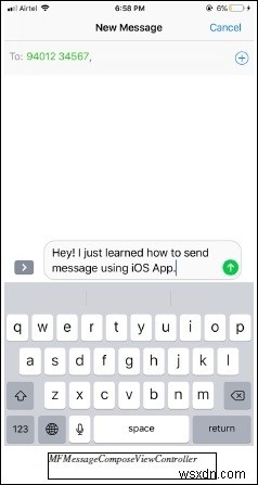 iOS 애플리케이션을 개발하는 동안 문자 메시지를 보내야 하고 왜? 어떻게? 그리고 뭐? 
