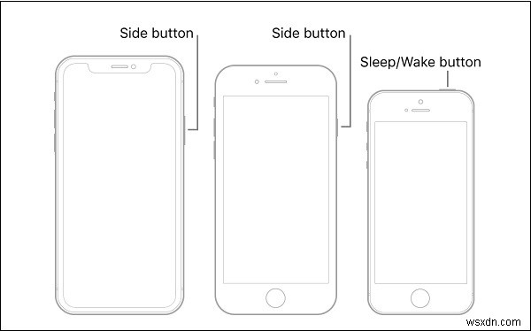 버튼 클릭으로 iPhone 끊기 