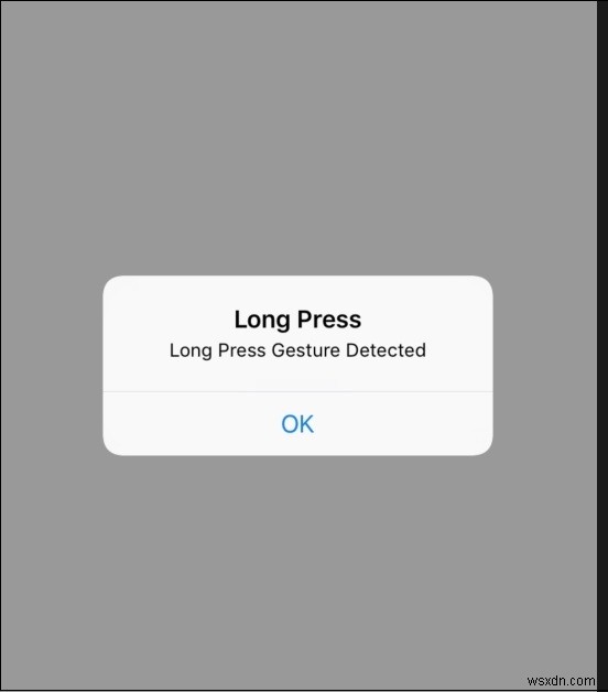 iOS에서 길게 누르기를 감지하는 방법은 무엇입니까? 