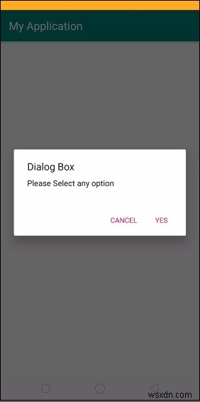 Android에서 경고 대화 상자를 어떻게 표시합니까? 