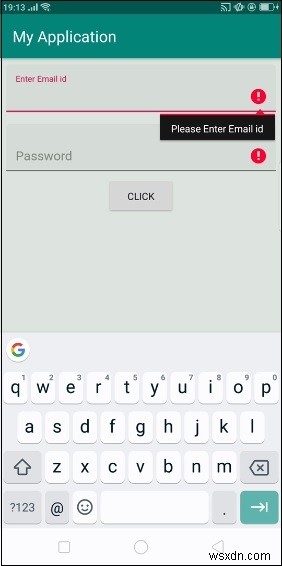 Android TextInputLayout을 구현하는 방법 
