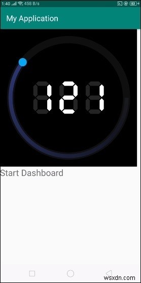 Android에서 DigitalSpeedDashboard를 만드는 방법은 무엇입니까? 