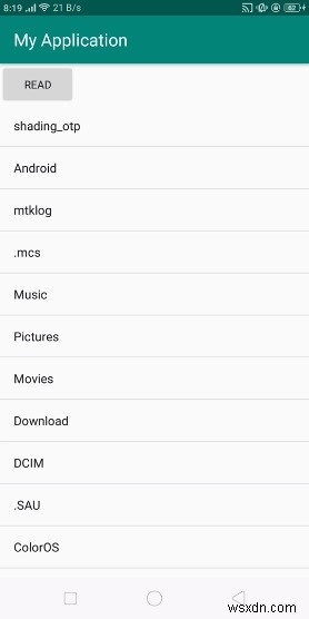 Android에서 런타임 권한이 있는 SD 카드의 파일을 나열하는 방법은 무엇입니까? 