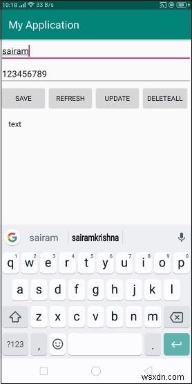 Android sqlite에서 typeof()를 사용하는 방법은 무엇입니까? 