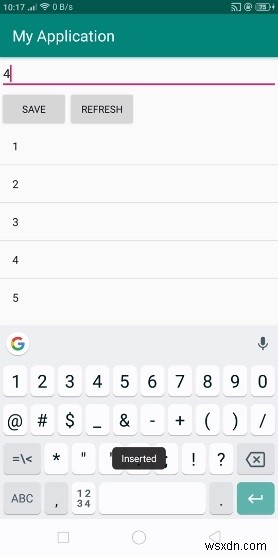 Android에서 Listview의 요소를 숫자 순서로 저장하는 방법은 무엇입니까? 