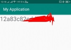 프로그래밍 방식으로 Android 장치 보안 ID를 얻는 방법은 무엇입니까? 