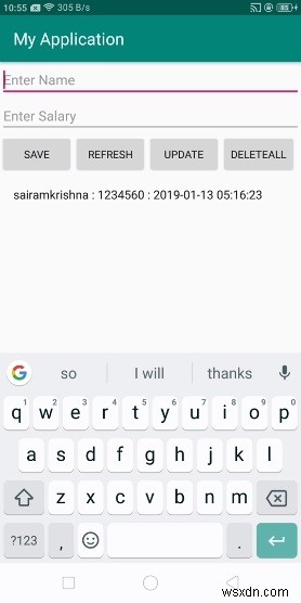 Android sqlite의 타임 스탬프에서 특정 날짜 레코드를 얻는 방법은 무엇입니까? 