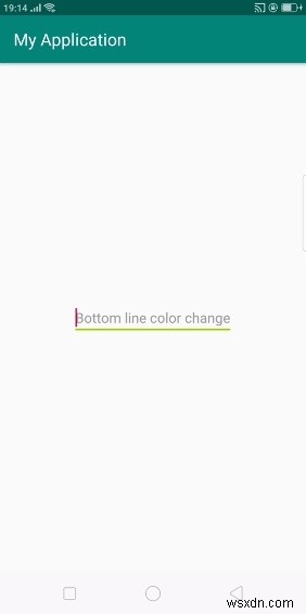 EditText에서 선 색상을 변경하는 방법 