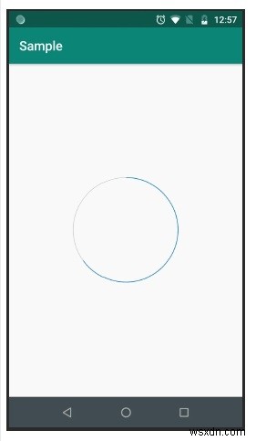 Android에서 원형 ProgressBar를 만드는 방법은 무엇입니까? 