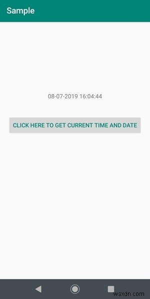 Android의 인터넷에서 현재 날짜와 시간을 얻는 방법은 무엇입니까? 