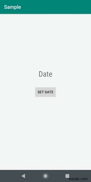 Android의 datepicker 대화 상자에서 날짜를 설정하는 방법은 무엇입니까? 