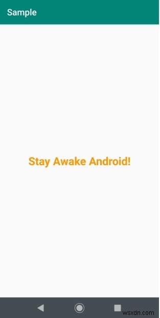 Android 기기가 절전 모드로 전환되지 않도록 하려면 어떻게 합니까? 