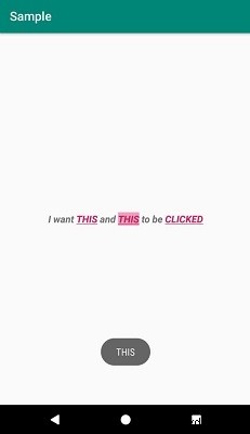 Android TextView의 일부를 클릭 가능한 것으로 설정하는 방법은 무엇입니까? 