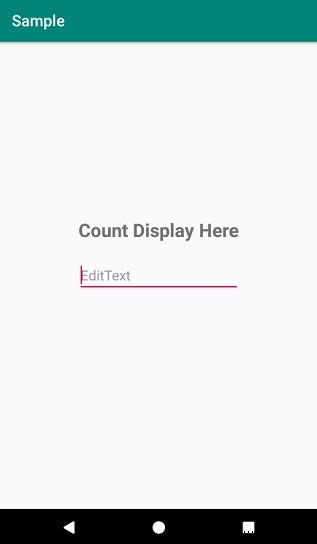 Android에 입력하는 동안 EditText의 문자 수를 계산하는 방법은 무엇입니까? 