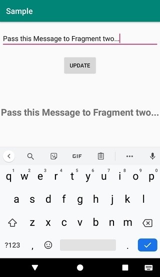 Android에서 Fragment 간에 값을 전달하는 방법은 무엇입니까? 