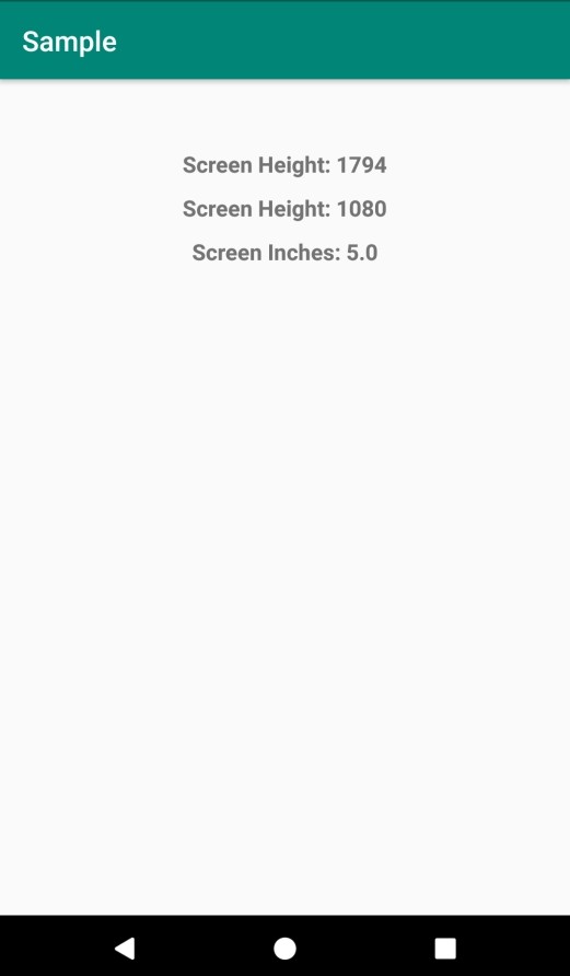Android 장치 화면 높이, 너비는 어떻게 얻을 수 있습니까? 