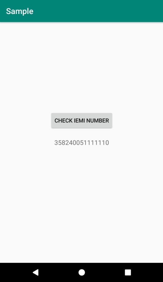 Android에서 프로그래밍 방식으로 장치의 IMEI/ESN 번호를 얻는 방법은 무엇입니까? 