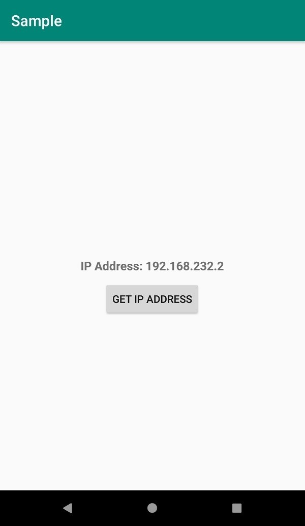 Android Emulator의 IP 주소를 얻는 방법은 무엇입니까? 