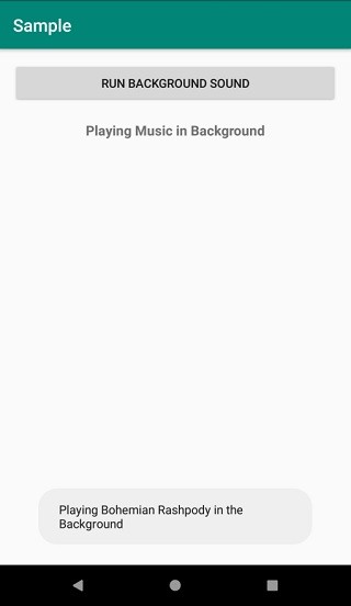Android 앱에서 배경 음악을 재생하는 방법은 무엇입니까? 