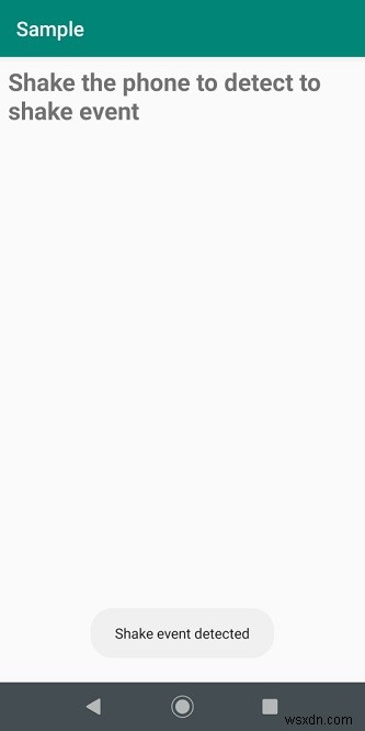 Android 앱에서 흔들림 이벤트를 감지하는 방법은 무엇입니까? 