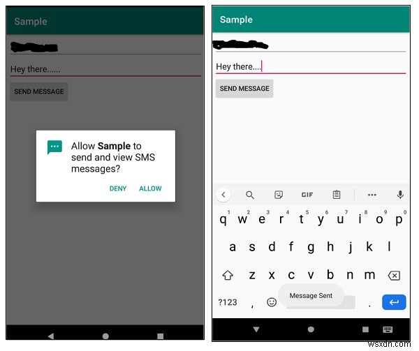 Android의 듀얼 SIM 모바일에서 SMSmanager를 사용하여 SMS를 보내는 방법은 무엇입니까? 