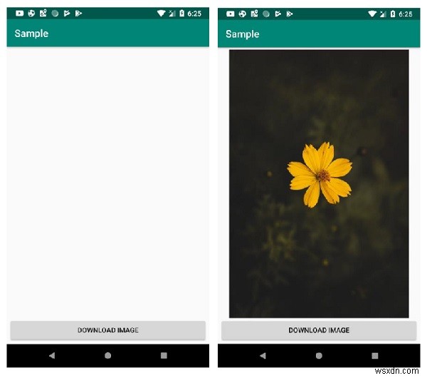 Android Picasso 라이브러리를 사용하여 이미지를 다운로드하는 방법은 무엇입니까? 
