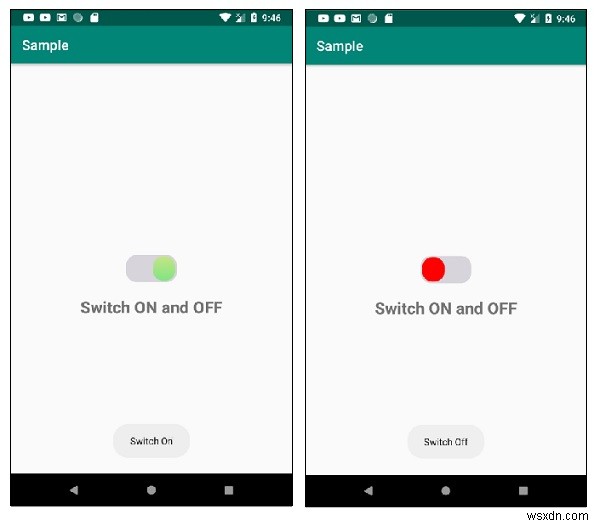 Android Switch 위젯의 스타일을 지정하려면 어떻게 해야 하나요? 