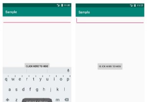 Android의 활동에서 SoftKeyboard 열기 및 닫기 수신기를 작성하는 방법은 무엇입니까? 