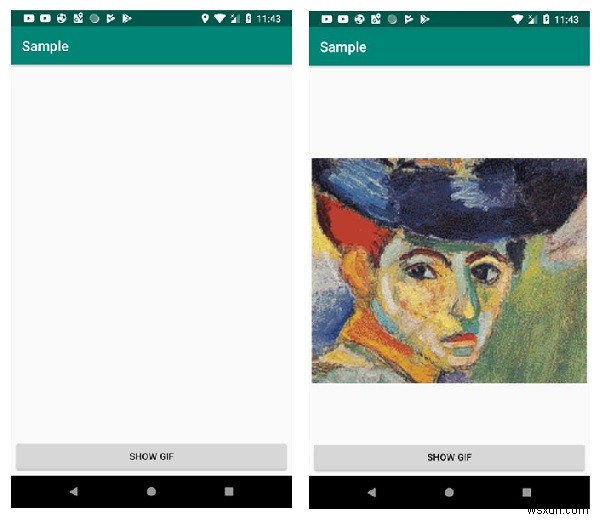 Android에서 애니메이션 GIF 이미지를 표시하는 방법은 무엇입니까? 