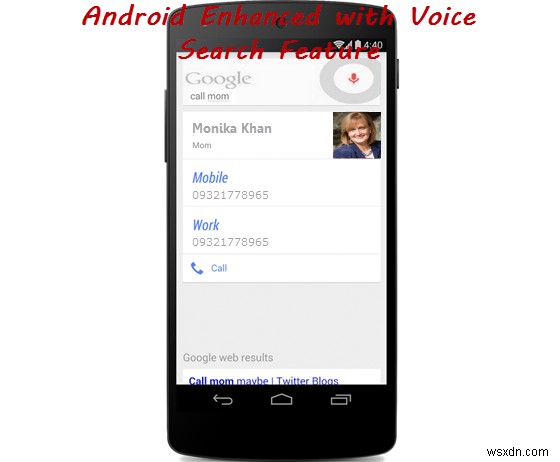 Android에서 Google의 관계 기반 음성 검색 
