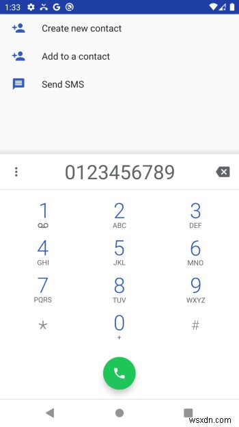 Kotlin을 사용하여 Android에 표시된 전화번호로 다이얼러를 열려면 어떻게 해야 하나요? 