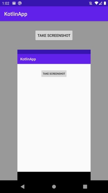 Kotlin을 사용하여 Android에서 프로그래밍 방식으로 스크린샷을 찍는 방법은 무엇입니까? 