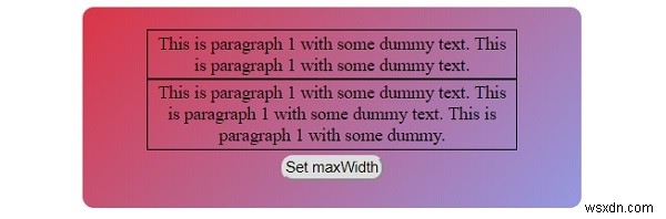 CSS의 max-width 속성 