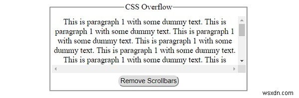 CSS를 사용하여 오버플로 콘텐츠 처리 