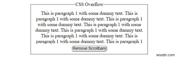 CSS를 사용하여 오버플로 콘텐츠 처리 