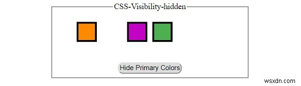 CSS 디스플레이와 가시성의 차이점 