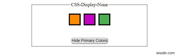 CSS 디스플레이와 가시성의 차이점 