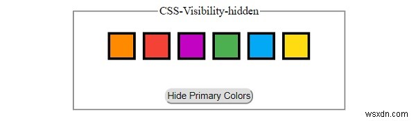 CSS 디스플레이와 가시성의 차이점 