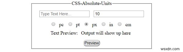 CSS 절대 및 상대 단위 