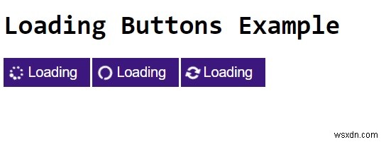 CSS로 로딩 버튼을 만드는 방법은 무엇입니까? 