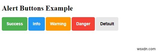 CSS로 경고 버튼의 스타일을 지정하는 방법은 무엇입니까? 