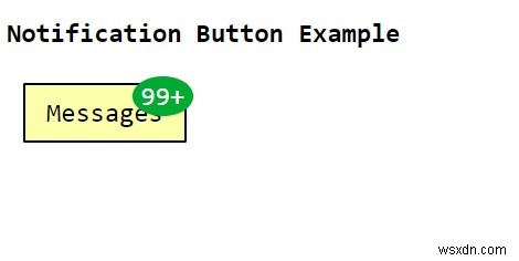 CSS로 알림 버튼을 만드는 방법은 무엇입니까? 